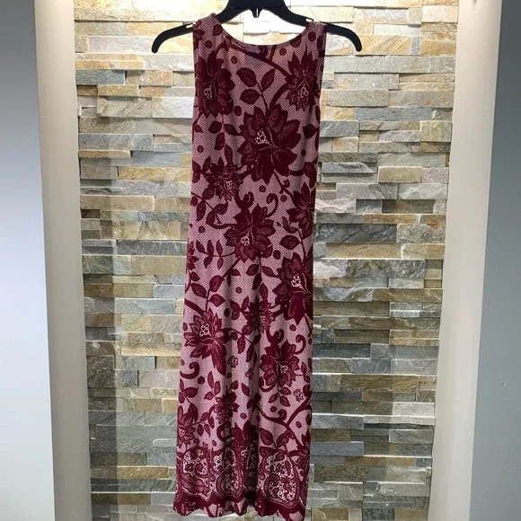 Leota Regina Front Tie Print Sleeveless Dress - Picture 4 of 6